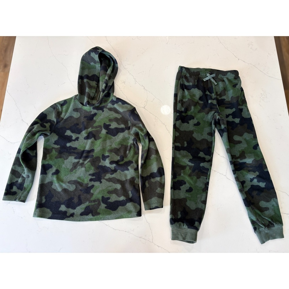 Cat and Jack Camo Boys Hoodie and Pants Outfit Size‎ S/6/7